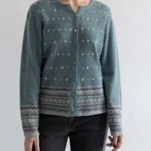 Like new vintage woolrich 100% lambs wool cardigan